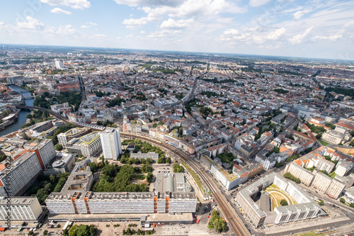 Canvas Print Berlin from above