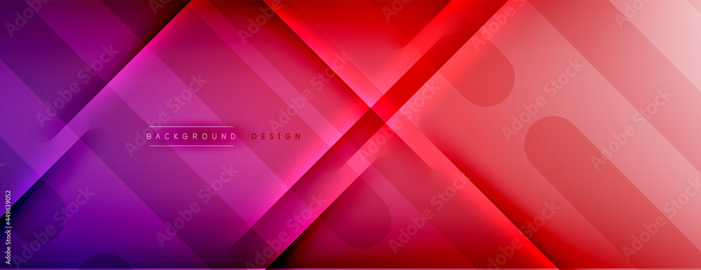 Abstract background - lines composition created with lights and shadows. Technology or business digital template. Trendy simple fluid color gradient abstract background with dynamic Abstract background - lines composition created with lights and shadows. Technology or business digital template. Trendy simple fluid color gradient abstract background with dynamic
