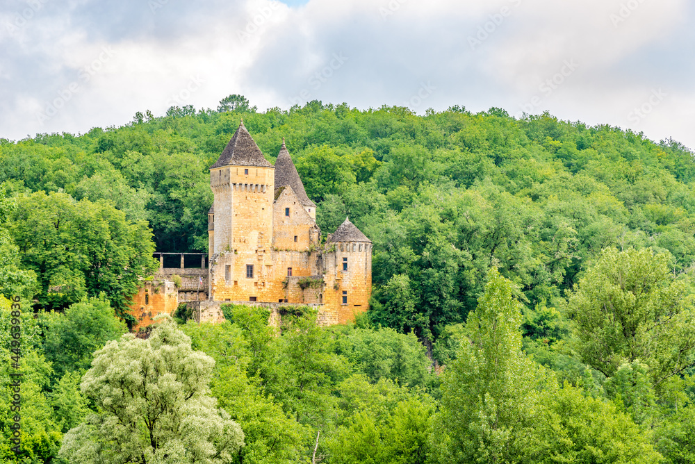 View at the Laussel Castle located between Sarlat and Les Eyzies - France