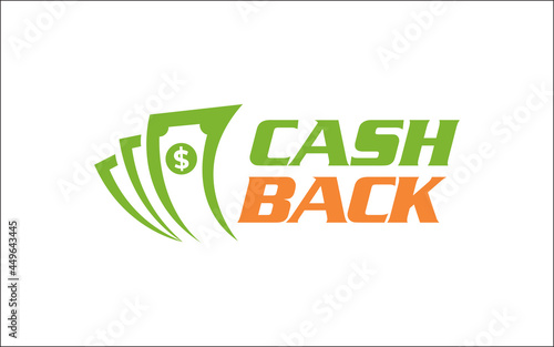 Illustration vector graphic of fast cash money for finance professional business logo design template