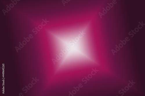 Abstract purple gradient background with white diagonal center spotlight design and dark purple gradient background texture with copy space.