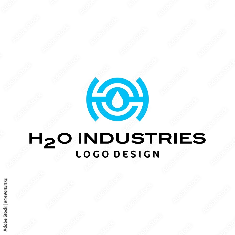 A modern, unique and geometric logo about H2O, water and the letter H2O.
EPS 10, Vector. A modern, unique and geometric logo about H2O, water and the letter H2O.
EPS 10, Vector.