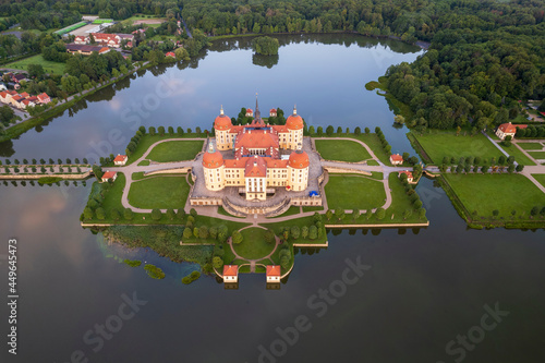 Luftbild Schloss Moritzburg