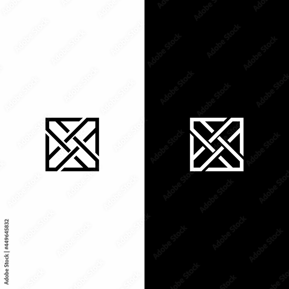 letter X logo letter X logo