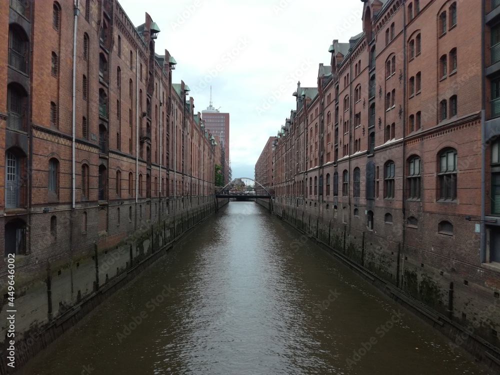 Kanal einer Hafenstadt