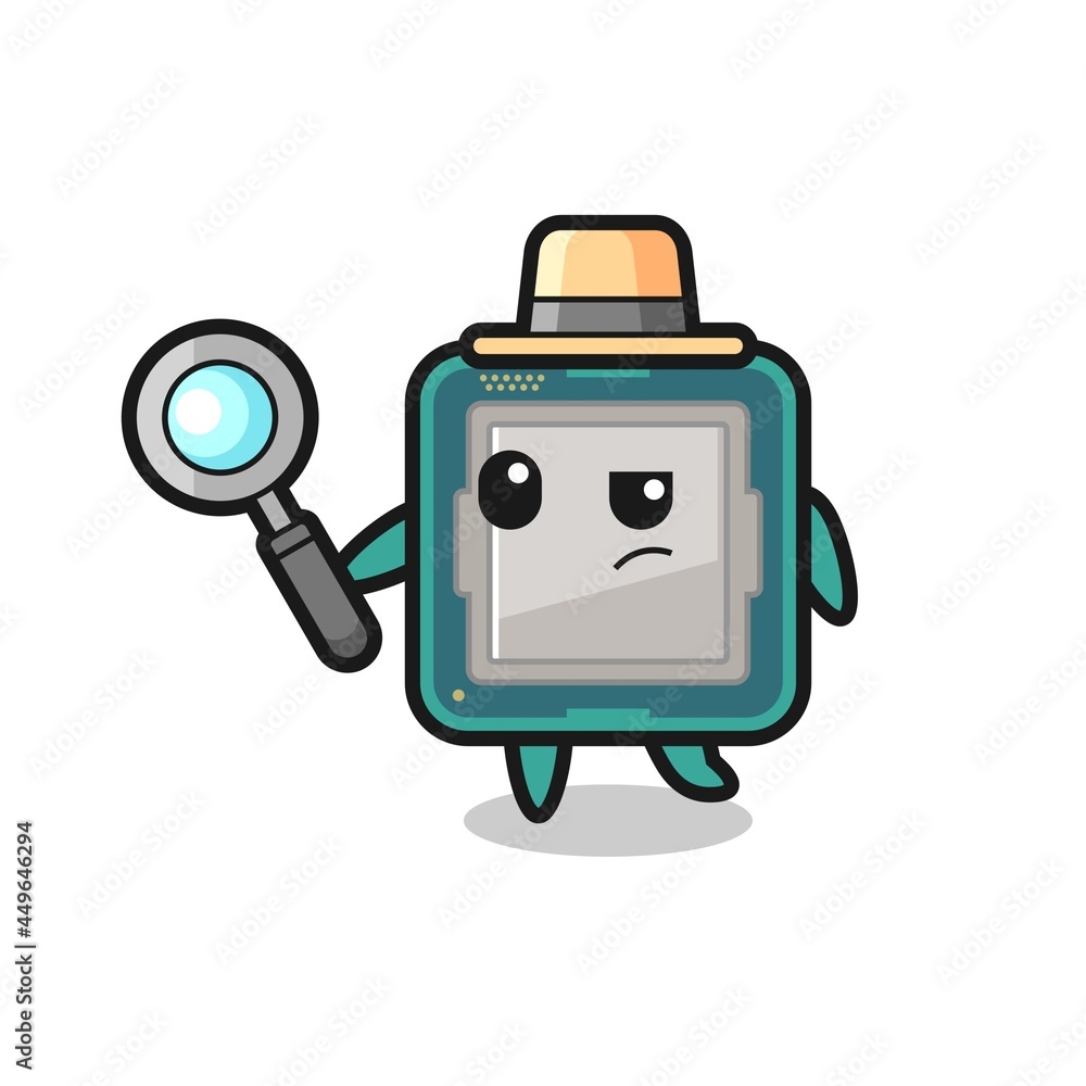 processor detective character is analyzing a case processor detective character is analyzing a case