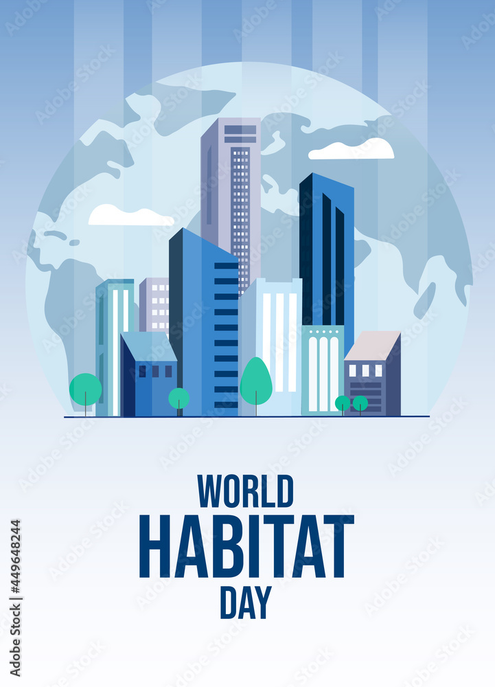 Vector Template of World Habitat Day