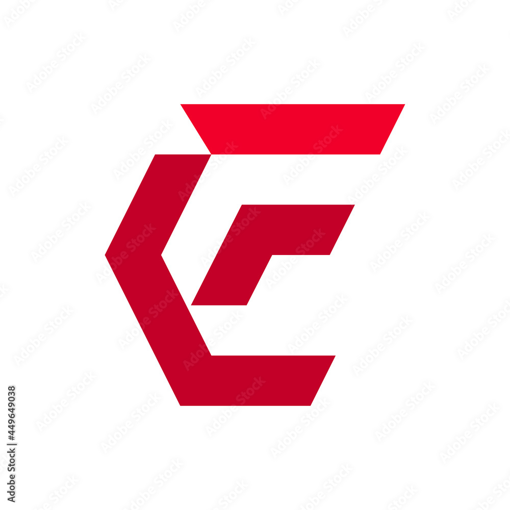 CF letter vector logo, monogram and initial shapes, clean and modern design concept, logo, logotype elements for template. CF letter vector logo, monogram and initial shapes, clean and modern design concept, logo, logotype elements for template.