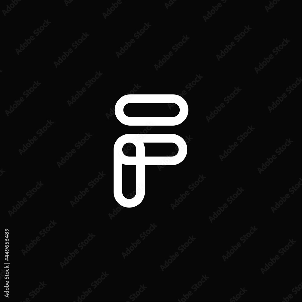 Minimalist letter f outline or monogram white logo isolated on background Minimalist letter f outline or monogram white logo isolated on background