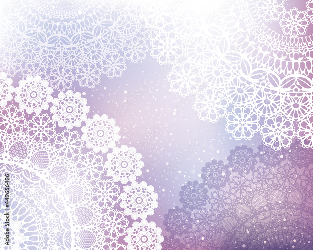 輝きとぼかしのレース背景 Stock Vector Adobe Stock