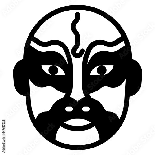 mask glyph icon
