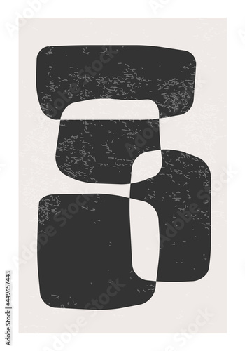 Trendy abstract aesthetic creative minimalist artistic hand drawn composition