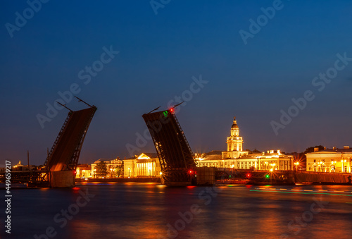 View of St. Petersburg in white nights