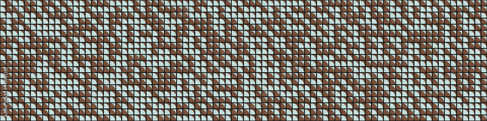 Fototapeta premium Abstract Geometric Pattern generative computational art illustration