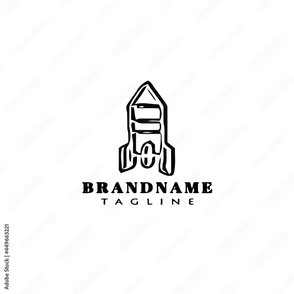 cute rocket logo icon design template vector illustration cute rocket logo icon design template vector illustration