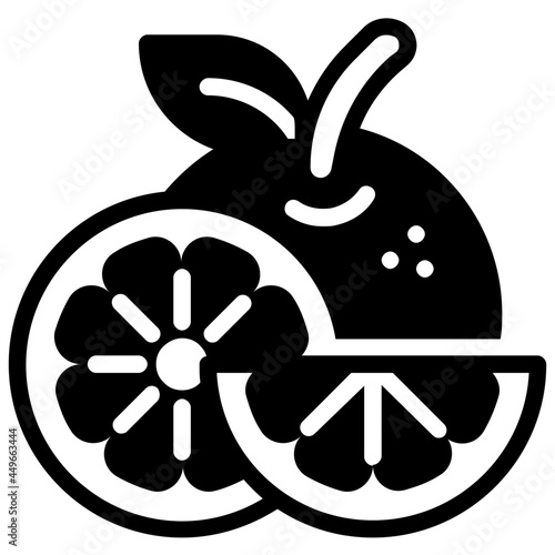 orange glyph icon