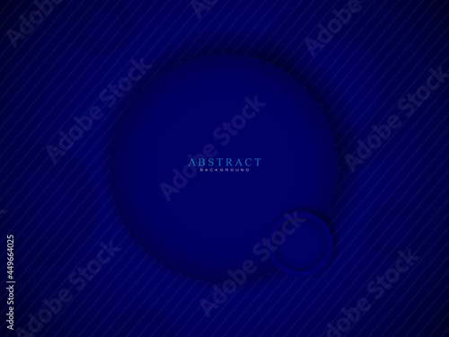 dark blue background with circle shape and shadow effect
