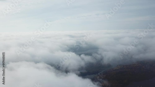 above clouds