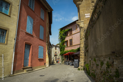 old street on saint antoine l'abbaye Fototapet
