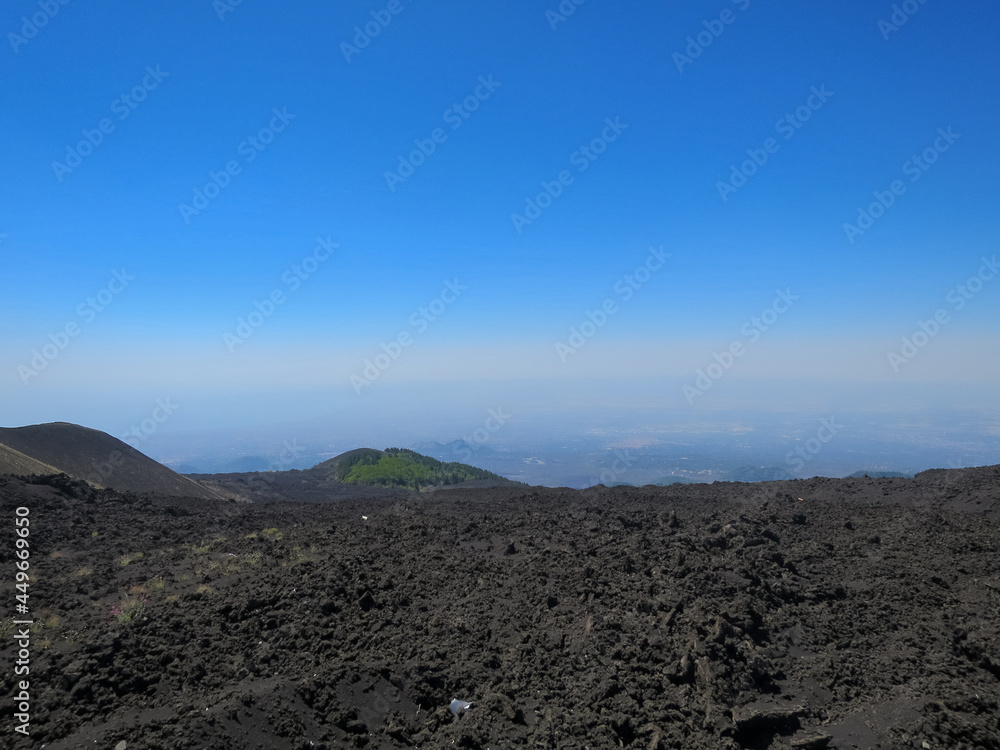 Silvestri crater of Etna volcano, Sicily, Italy Europe