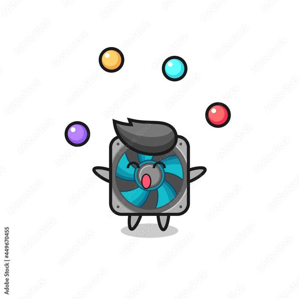 the computer fan circus cartoon juggling a ball the computer fan circus cartoon juggling a ball