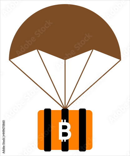 color icon digital asset airdrop of cryptocurrency