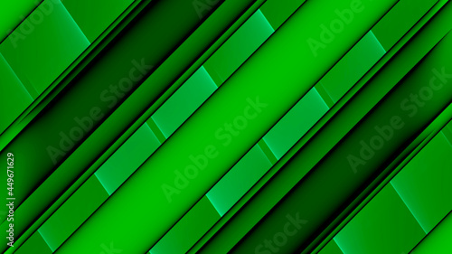 Abstrakter Hintergrund 4k grün hell dunkel schwarz Neon Quadrate Streifen