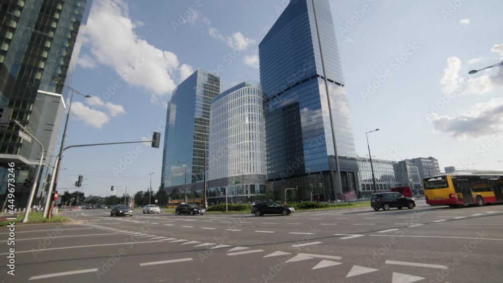 Sky scrappers in Warsaw, Poland Sky scrappers in Warsaw, Poland