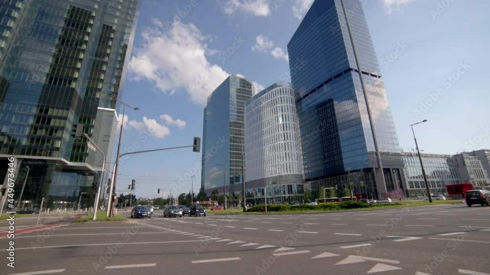 Sky scrappers in Warsaw, Poland Sky scrappers in Warsaw, Poland