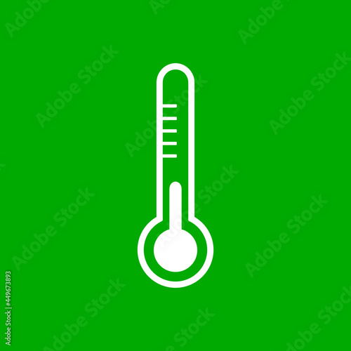 Thermometer und Hintergrund