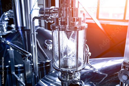 Craft beer brewing equipment in privat brewery © romaset