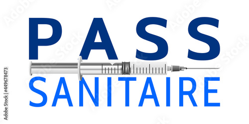 Logo Pass Sanitaire Bleu