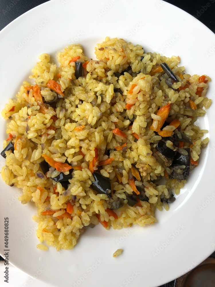 rice with chicken rice with chicken