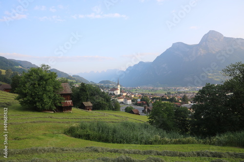 Wallpaper Mural Early morning in Wangs, St Gallen. Torontodigital.ca