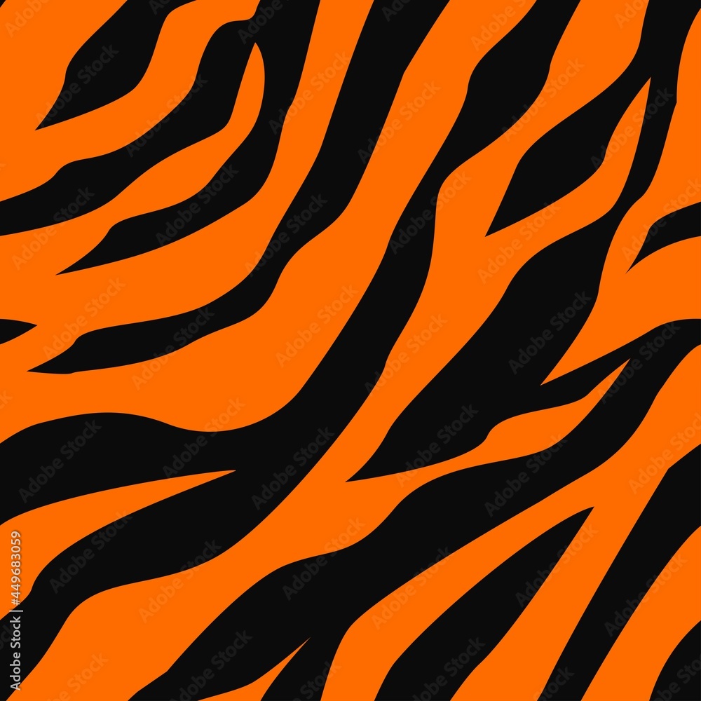 vector tiger pattern. seamless tiger stripe print for clothing or print vector tiger pattern. seamless tiger stripe print for clothing or print