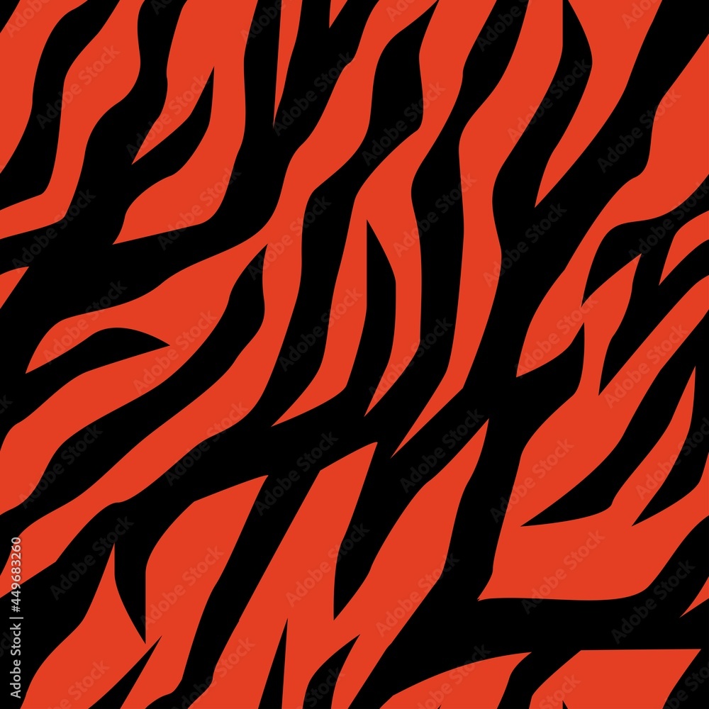 vector tiger pattern. seamless tiger stripe print for clothing or print vector tiger pattern. seamless tiger stripe print for clothing or print