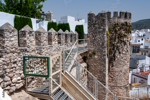Medieval wall of the town of Cabra de Córdoba, Spain. photo