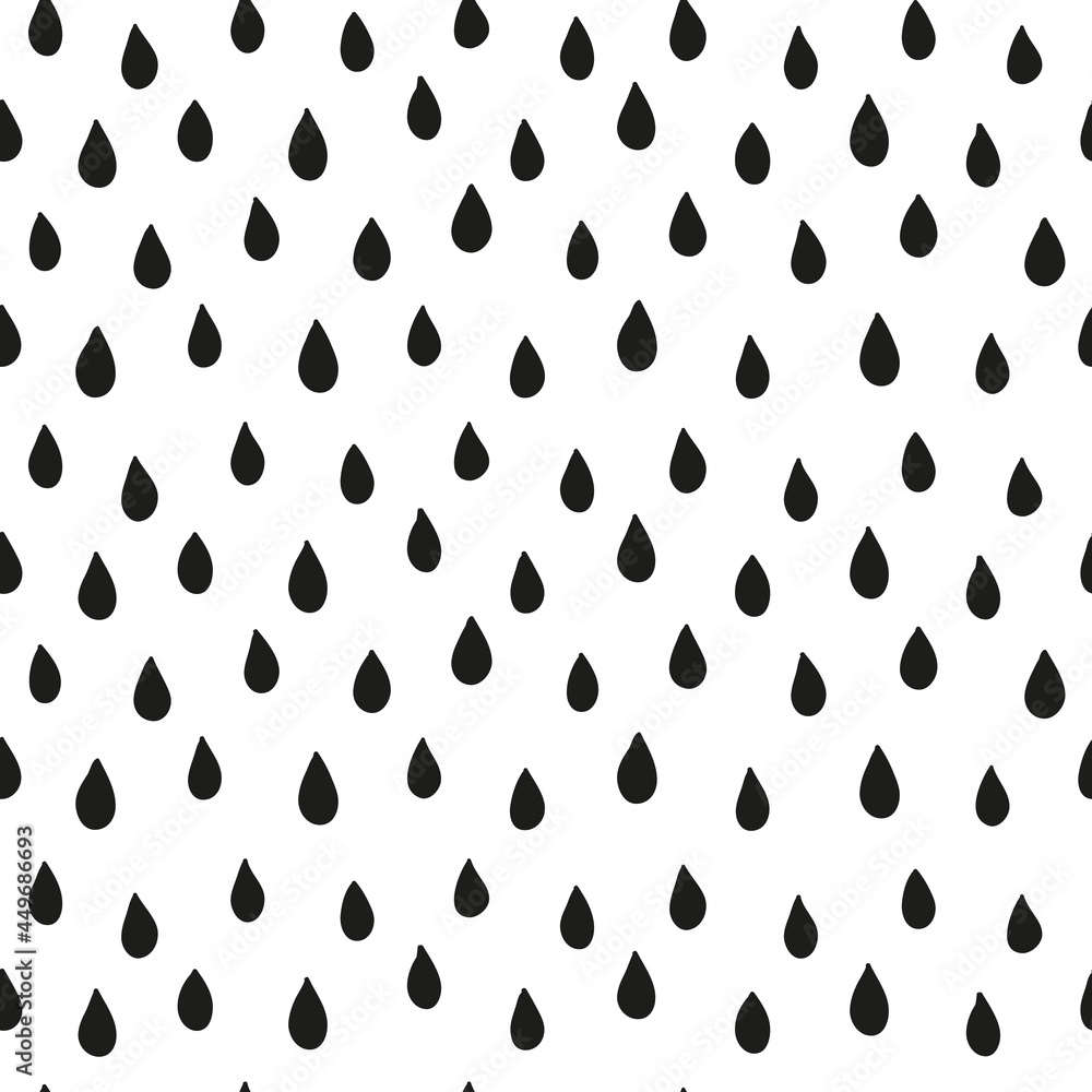 Seamless pattern with rain drops. Seamless pattern with rain drops.