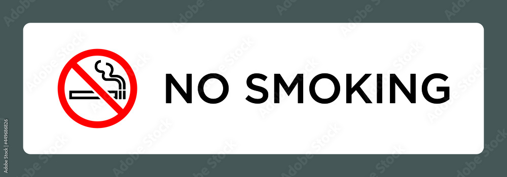 No smoking vector signboard design No smoking vector signboard design