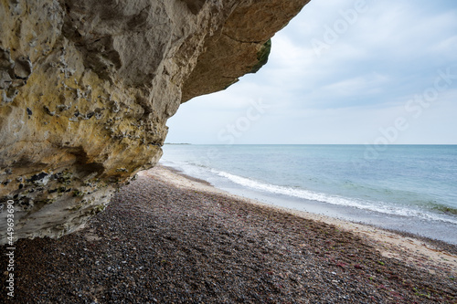 beach and rocks photo