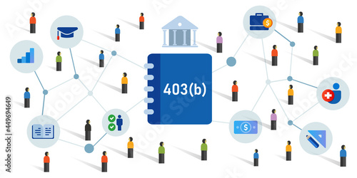 403b plan retirement for employee of public service financial management saving pension investment school education