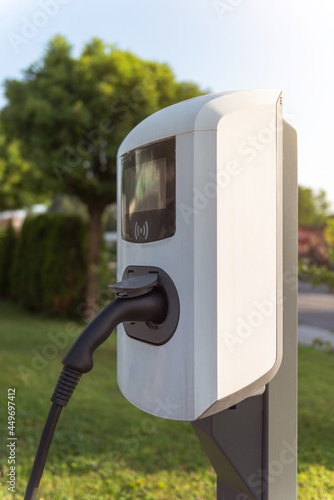 EV charging station, electric car sharing statin, car plug