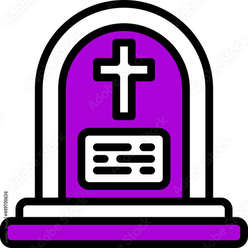 tomb one color icon