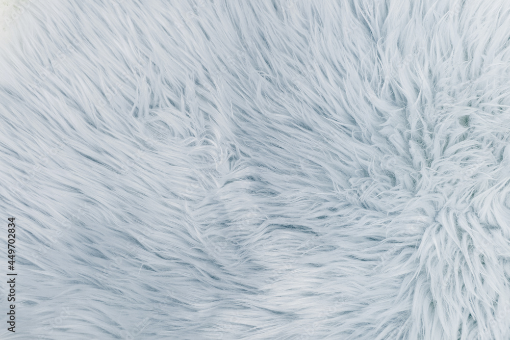 Light grey long fibre soft white fur Light grey long fibre soft white fur