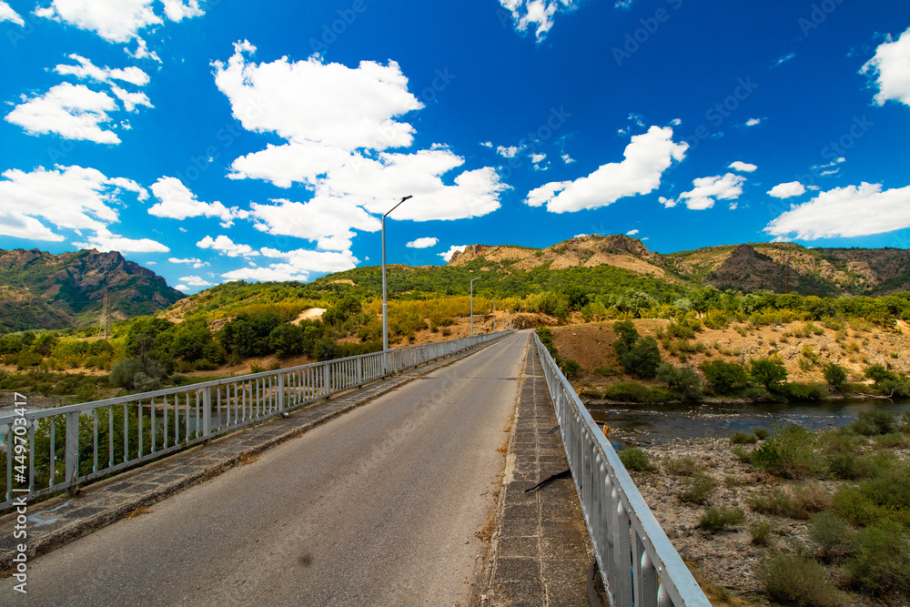Obraz premium bridge over the river arda-Bulgaria