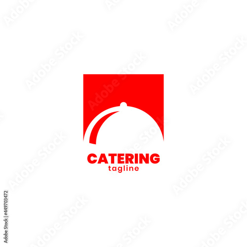 modern catering logo, food logo, restaurant logo premium vector