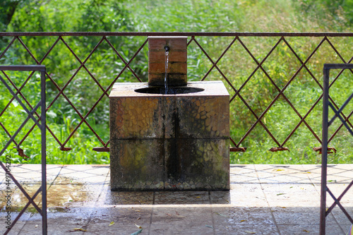 Slavsk, Kaliningrad region. Mineral water pump room  photo