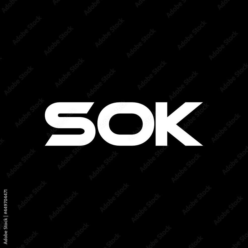 SOK letter logo design with black background in illustrator, vector logo modern alphabet font overlap style. calligraphy designs for logo, Poster, Invitation, etc. SOK letter logo design with black background in illustrator, vector logo modern alphabet font overlap style. calligraphy designs for logo, Poster, Invitation, etc.