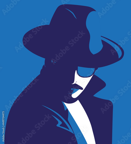 Man wearing hat and glasses