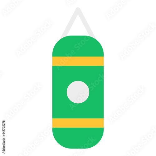 A modern design icon of punching bag

